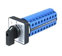 1pc SZW26/LW26-20 3 Position 9 Poles 36 Terminals 20A Transfer Changeover Cam Universal Selector Switch 64X64 48X48 mm(1 0 2 Panel 48X48mm)