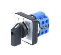 1pc SZW26/LW26-20 660V 20A Self-locking 2 Poles 8 Terminals Transfer Connected Rotary Cam Switch 48X48/64X64 mm(D202.2 1 0 2 48X48mm)