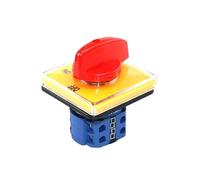 1pc SZW26/LW26-20 C04.2 660V 20A Two Position OFF-ON 8 Screws 64X64 mm Panel Manual Transfer Changeover Cam Switch
