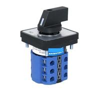 1pc SZW26/LW26-20/C06.3 20A ON OFF 3Poles Power Cut Off Load Disconnected Main Control Rotary Cam Switch 64/48 Mm Panel(C06.3 OFF ON 64X64mm)