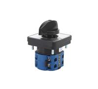 1pc SZW26/LW26-20 YH2.2 20A 2Poles 8 Screws 4Positions Selector Voltage Transfer Rotary Cam Changeover Voltmeter Switch(20A YH2.2 64X64mm)