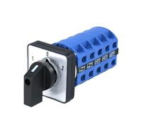 1pc SZW26/LW26-25 5 Phase Selector Electric Rotary Cam Changeover Knob Switch 3 Positions 20 Terminals 48x48 Mm Panel