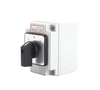 1pc SZW26/LW26-32/D202.2EF 32A 3 Position 2 Phase 1 0 2 Panel Universal Changeover Rotary Knob Cam Switch With Box