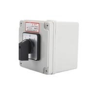 1pc SZW26/LW26-32/D303.3CF 32A 3 Position 3 Phase 1 0 2 Panel Rotary Knob Universal Changeover Cam Switch With Box