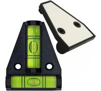 1Pc T Type RV Small 2-Way Mini Bubble Level Tool Mini Bubbles for Motorhomes, Campers, Trailers, Construction, CNC Machines, Levels