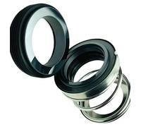 1pc T21 Mechanical Seal Type 21 for J-Crane Shaft - 1.375 Inch Rubber Seal for Water Pump Applications(Car-sic-VIT)