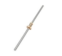 1pc T8 Lead Screw With Anti-backlash Nut Spring Loaded Elimination Gap For T-Type Thread 8mm Trapezoidal 3D Parts(T8 Lead 8mm,250mm with nut)