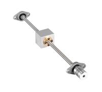 1pc T8/T12 Lead Screw 150mm/500mm Pitch 2mm 2/4/8/10/12mm For 3D Printer(T12 Horizontal KIT,200MM)