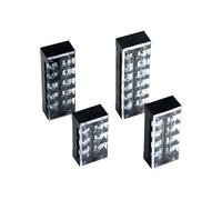 1pc TB45 Barrier Terminal Block TB Series Wire Connector 600V 45A 3/4/6/8/10/12 Positions Screw Connection Connector(TB4503)