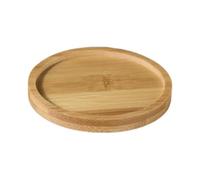 1pc Tea Ceremony Bamboo Coaster Thermal Insulation Pads Supply Flower Pots Gardening Decor S9C8 Round Tray crafts slide wood crafts wood drinks bamboo round floral saucer floral slide slide ro