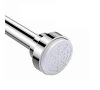 1PC Telescopic Curtain Rod Stainless Steel Extendable Telescopic Shower Curtain Rods No Drilling Shower Pole for Doorways, Windows, Door Curtain, Wardrobe, Bathroom 65-100cm