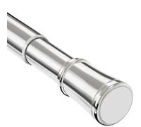 1PC Telescopic Spring Tension Rod Extendable Curtain Rod No Drilling Extendable Window Tension Rod Adjustable Curtain Pole No Screws for Kitchen(73-175cm/28.7-68.9Inch,Stainless Steels)
