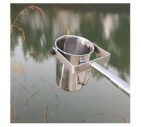 1pc Telescopic Water Sampling Dipper - Durable Stainless Steel Water Sampler for Wastewater & River Sampling(1.4-6meters)