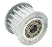 1pc Tension Belt Idler Pulley 5M 50T With/without Teeth 16mm/21mm/27mm Belt Width Idler Bearing Motor Pulley 10/15/17/20/25mm Bore(17mm,With teeth 27mm)