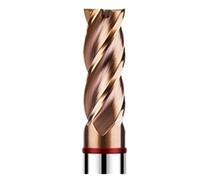 1pc TGR-HRC55 4F Color Circle Flat End Mill Tungsten Steel Carbide Alloy Coating Milling Cutter CNC Machining Endmills Tools(8x35Cx8Dx100L)