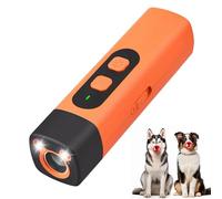 1PC The Bark Shield Pro Ultrasonic Anti Barking Device for Dogs New 2-in-1 Handheld Dog Bark Deterrent Device with HD Display and LED Flashlight For Small Medium & Large Dogs Improve Bad Behavior