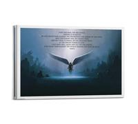1pc The Inspiration of Angels Quotes Saint Michel, The Archangels Defend Us in Battle, Canvas Wall Art 24x36inch(60x90cm) Suitable for Various Indoor Places, Cool Posters And Prints, Best Gift.