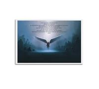 1pc The Inspiration of Angels Quotes Saint Michel, The Archangels Defend Us in Battle, Canvas Wall Art 08x12inch(20x30cm) Suitable for Various Indoor Places, Cool Posters And Prints, Best Gift.