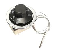 1pc Thermostat AC 250V 16A 50-300/50-400 Degrees Celsius Knob Liquid Rising Temperature Controller NO NC for Electric Oven(50 to 300 Degrees)