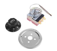 1pc Thermostat AC 250V 16A 50-300°C Temperature Controller NO NC for Electric Oven