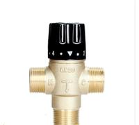 1pc Thermostatic Mixing Valve for Solar Heater - DN20 Temperature Control Mixer with Brass Construction and Manual Operation