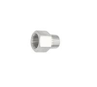 1PC Thickening Style High Pressure 304 Stainless Steel Pressure Gauge Adapter Pressure Gauge Pipe Fittings 1/8'' 1/4'' 3/8''(F04-M03)