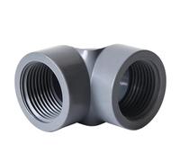 1pc Threaded PVC Plug - 20mm to 32mm Pipe Cap Adapter for Plumbing - Durable Elbow Fitting for Aquariums and Gardens(Gray,32mm)
