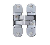 1pc Three-Dimensional Adjustable Invisible Door Hinge Hidden Solid Wood Folding Zinc Alloy Cross Hardware Fur(A Large Wire Drawing)