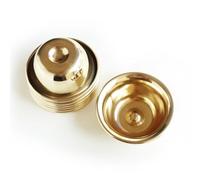 1pc Tibetan Bowls Brass Decorative Plates Table Buddhist Supplies Copper Meditation Cup 7 Chakras(Diameter 7.8 CM)