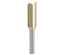 1pc Tideway Straight Router Bit 1/4 1/2 Shank Double Flute End Mill For Woodworking Trimming Slotting Cutting Tool(6.35x19.05)