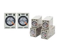 1PC time relay H3Y-2-C H3Y-4-C DC24V AC220V AC110V time delay 12V with base 1PCS(H3Y-2-C DC24V 30S)