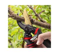 (1pc) Titanium Bypass Pruning Shears 8.5" (T13) - Garden Shears, Heavy Duty Handheld Pruners, Hedge Clippers, Garden Scissors