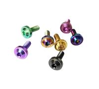 1pc Titanium Ti Bolt M4 M5 M6X10 15 20 25 30 35 40mm Torx Head Screw for Riding Bicycle Brake level Stem Bike Parts Fasteners(Gloden,M5X35)