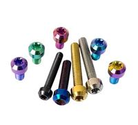 1pc Titanium torx cap head screw M4 M5 M6 M8 Six-Lobe cap Head colourful Ti Bolts Screw for(Blue,M6X30)