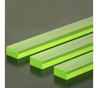 1PC to 10PCS Light Yellow Color Square PU Strips PU Square Rod Wear Resistance PU Square Pad Elastic PU Strips-6mmX10mmX500mm-Elastic PU Material-Square-Quantity 3PCS-THK X Width Xlength