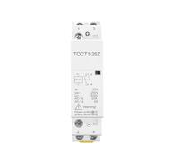 1pc TOCT1 2P 25A DC 24V 1NO 1NC coil 220V/230V 50/60HZ Din rail Household ac Modular contactor