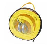 1Pc Ton Car Trailer Rope Practical Outdoor Emergency Kit Nylon Tow Double Thicken Strong Resilience