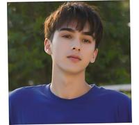 1PC Toupee Hair for Men, Natrual High-Temperature Wire Forehead Replacement Toupee, Seamless Black Short Mens Hair Piece.