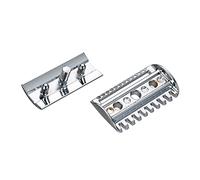 1PC Traditional Replacement Head - Scalloped Bar Double Open Comb for Men Barber Home Use Stainless Steel Tool with