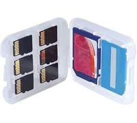 1Pc Transparent Memory Card Storage Box, Multifunctional Transparent Micro SD TF SDHC MSPD Card Organizer Case Nice Design,Accessories