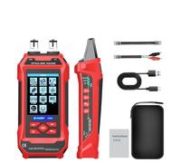 1pc Transportable Line Investigator with Tone Detection Cable Charting and Light Power Meter for Poet Verification in Associations Cable Length Measurer