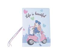 1Pc Travel Cartoon Passport Holder Case Card ID Holders Wallet Bags PU Leather Passport Cover for Women Students