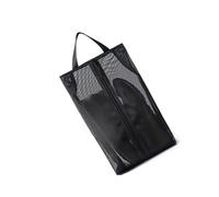 1Pc Travel Shoe Bags Breathable Hollow Out Designs with Practical Zippered and Quick Grab Handle for Easy Organization Breathable Shoe Storage