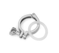 1pc Tri Clamp 2.5inch x k77.5 304 Stainless Steel for Ferrule Homebrew Pipe Fittings MQXFCZUX