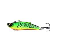 1pc Trolling Lure 7cm-18g Diving Fishing Bait Weedless Vibration Wobbler Shore Casting Swimbait Winter(Color A)