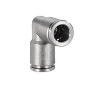 1pc Tube OD 2 3 4 Ways Elbow Tee Y Cross Bulkhead Compression Stainless Push in Connect Pneumatic Air Fitting(PV,10mm)