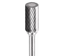 1pc Tungsten Carbide Rotary Burr Set - 6-16mm, 1/4" Shank for Metal/Wood/Stone(Single slot,6mm)
