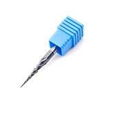1pc Tungsten Solid Carbide Tapered Ball Nose End Mill Router Bit for Precision Wood and Metal Milling(R0.25X15XD3.175X38L)