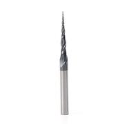 1pc Tungsten Solid Carbide Tapered Ball Nose End Mill Router Bits Cnc Taper Ball Nose Endmill For Wood Metal Milling Cutter (Color : R0.25X20.5XD4X50)