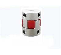 1pc Two-jaw D14L22 Coupler D14 L22 Aluminum Plum Flexible Shaft Bw Coupling Motor Connector Solid Rubber Pad 6 6.35 8mm(4-6)